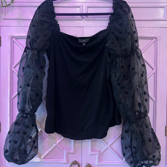 Eloquii Tops - Eloquii Plus Size Top Black